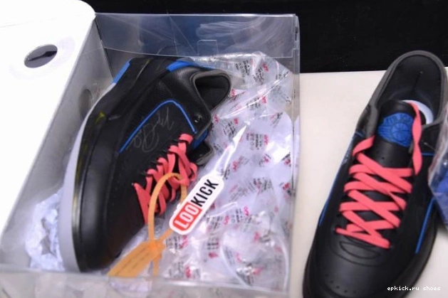 Rep Retro Low Blue SP Off-White Jordan DJ4375-004 Black 2 0701
